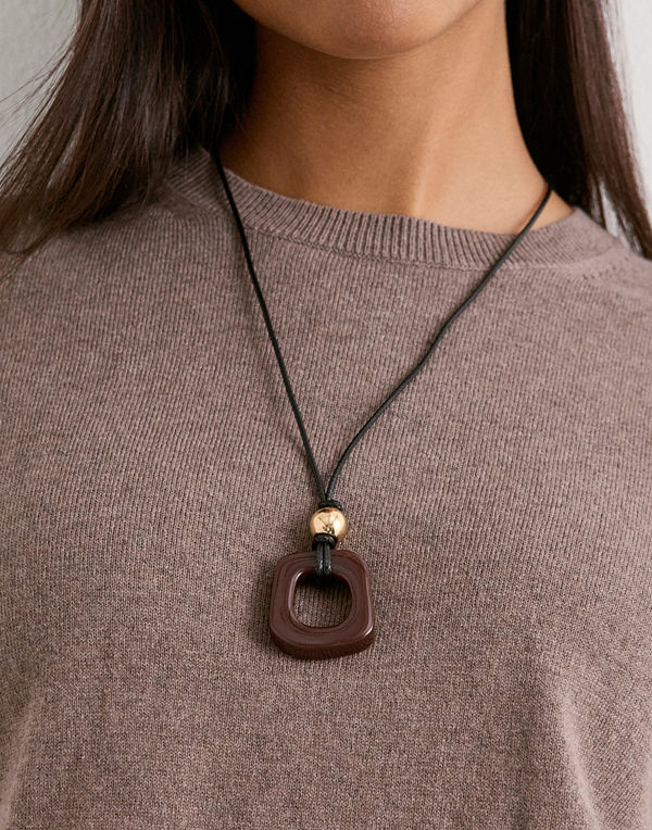 Pieces halsband Pcpauline Necklace - Svart