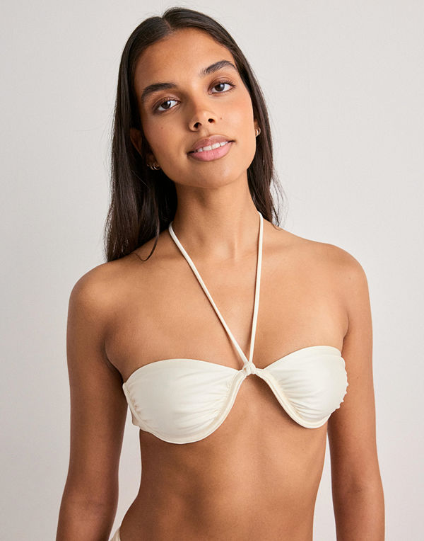 Nelly Riviera Bikini Top - Vit