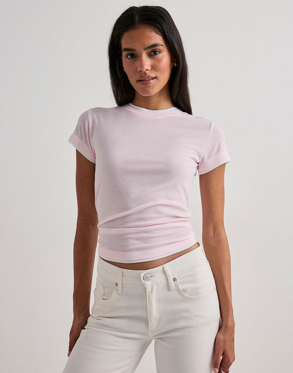 Nelly Double Look Tee - Rosa