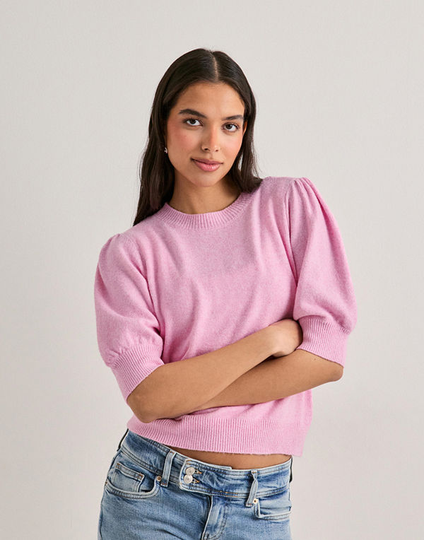 Vero Moda Vmdoffy 2/4 O-Neck Pullover Ga Noos - Rosa