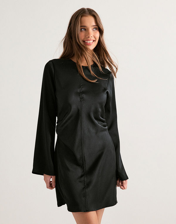 Neo Noir Jumari Heavy Sateen Dress - Svart