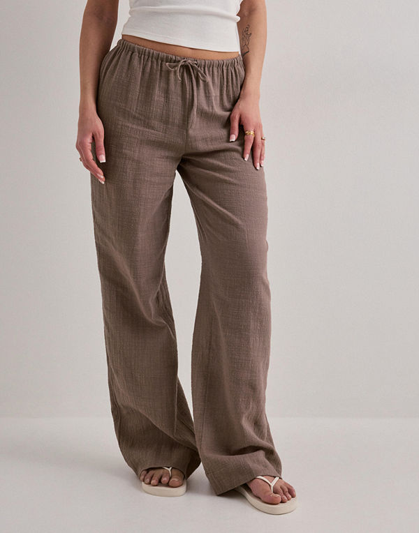 Nelly byxor Easy Breeze Pants - Brun