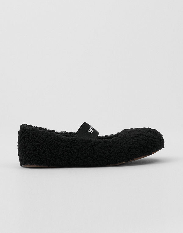 Moon Boot Mb Shearling Ballerina - Svart