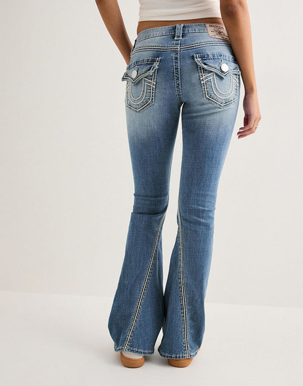 True Religion MB3 Rope Joey Mr Ultra Flare Flap Big T_ - Blå