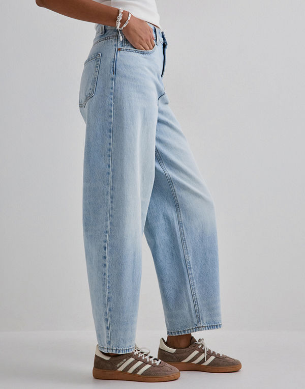 Vero Moda Vmbillie Hr Barrel Ank Jeans LI3146 - Blå