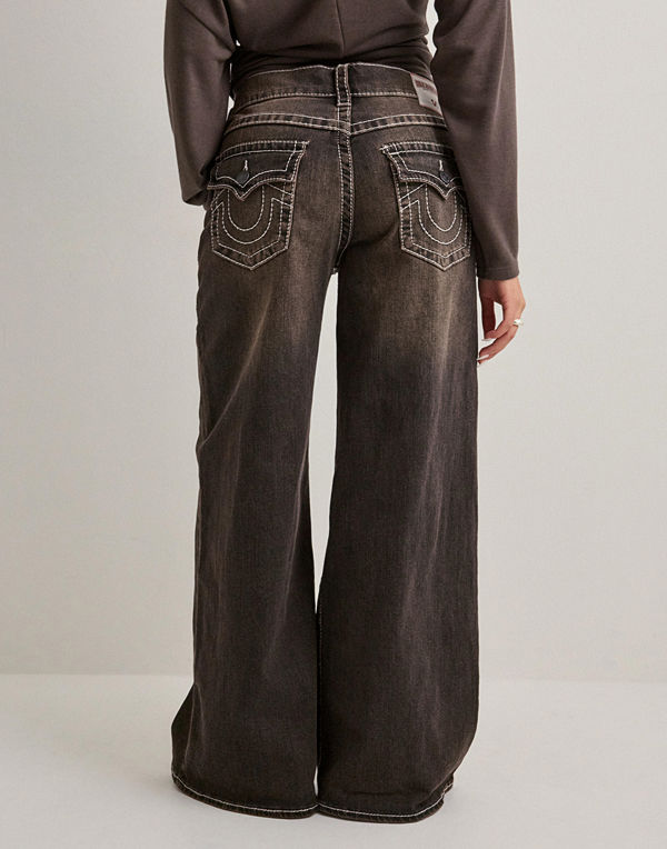 True Religion Jessie Big T Super Baggy Jean - Grå