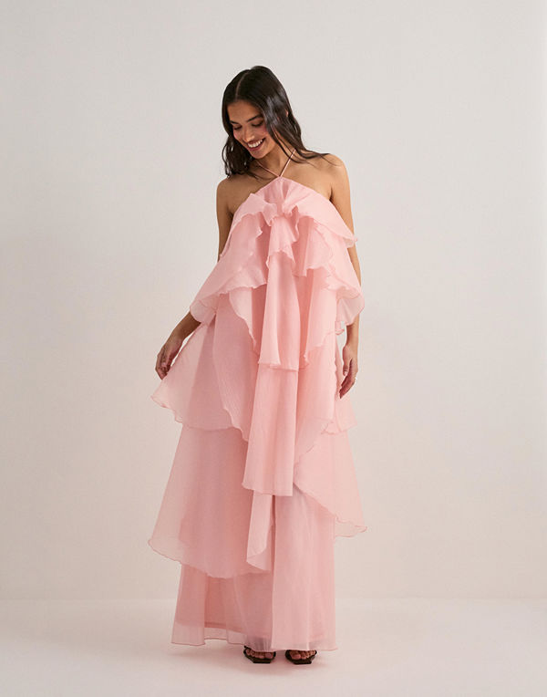 Nelly Flounce Of My Dreams Dress - Rosa