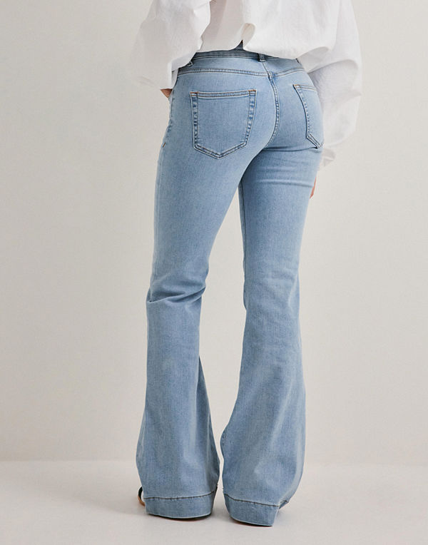 Only Onlblush Md Retro Flared Dnm DIA322 - Blå