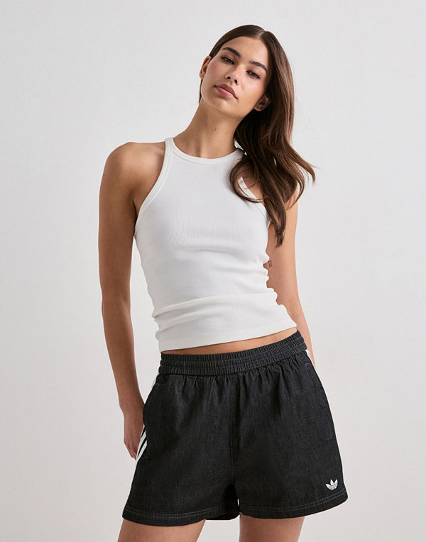 Adidas Originals Denim Shorts - Svart