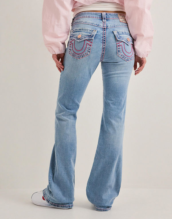 True Religion Becca Mr Bootcut Super T Flap - Blå