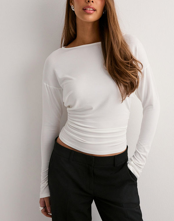 Nelly Ultra Soft Waist Focus Top - Vit