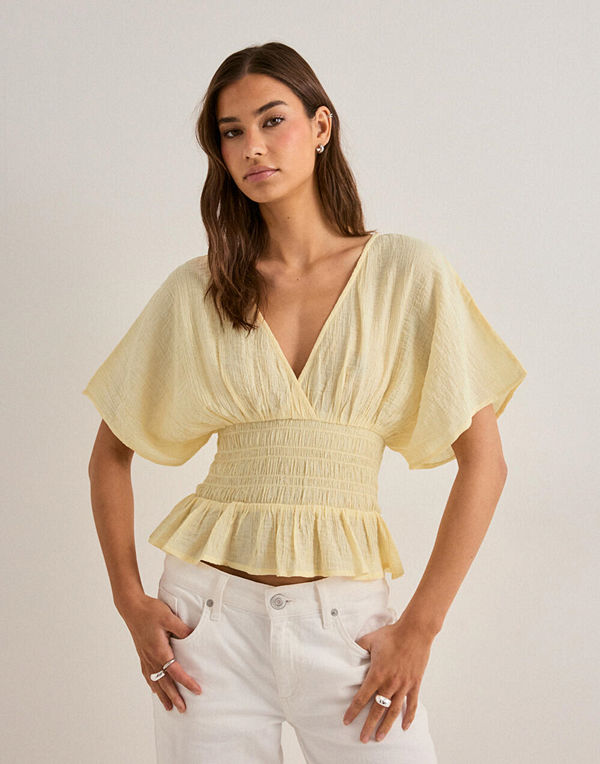 Nelly Spring Smock Blouse - Gul