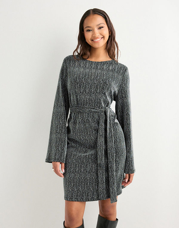 Pieces Pcmaeve Ls Rev. Dress Jrs - Svart