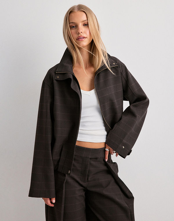 Nelly bomberjacka Sportif Jacket - Rutigt/Randigt