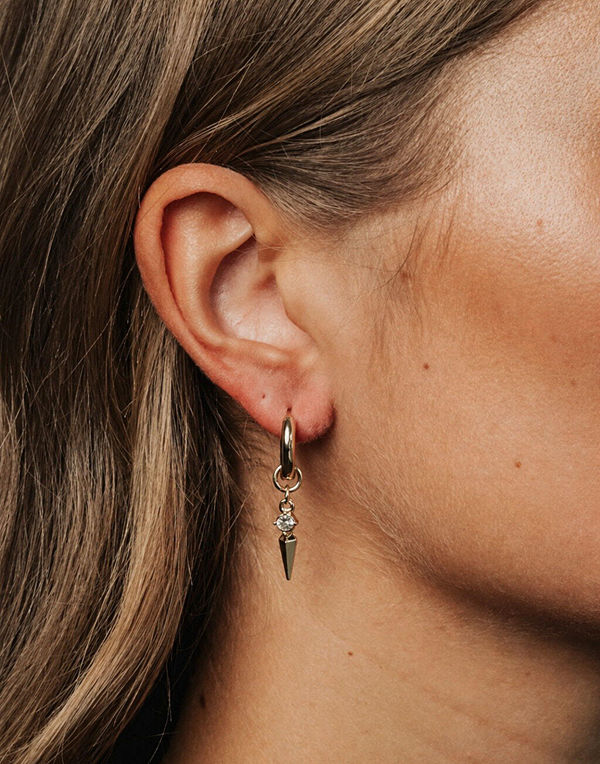 Bow19 örhängen Dazzle Drop Earring - Silver