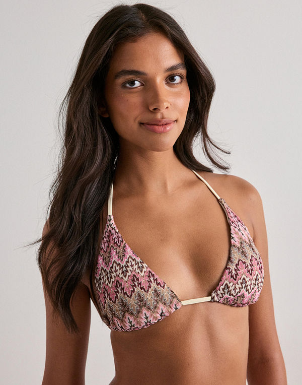 Becksöndergaard Amber Bel Bikini Top - Multi/Mönstrad