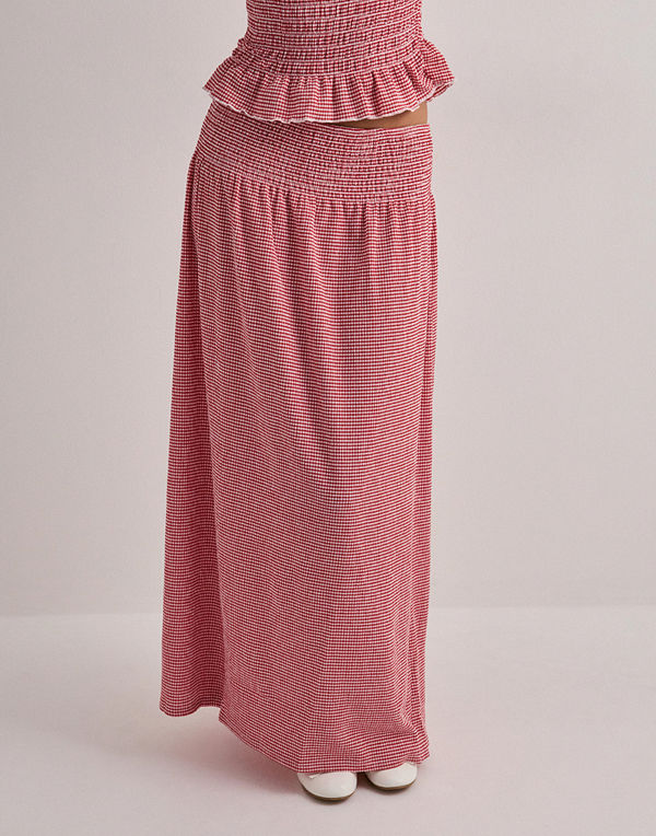 Only Onlcelle Smock Skirt Cs Jrs - Röd