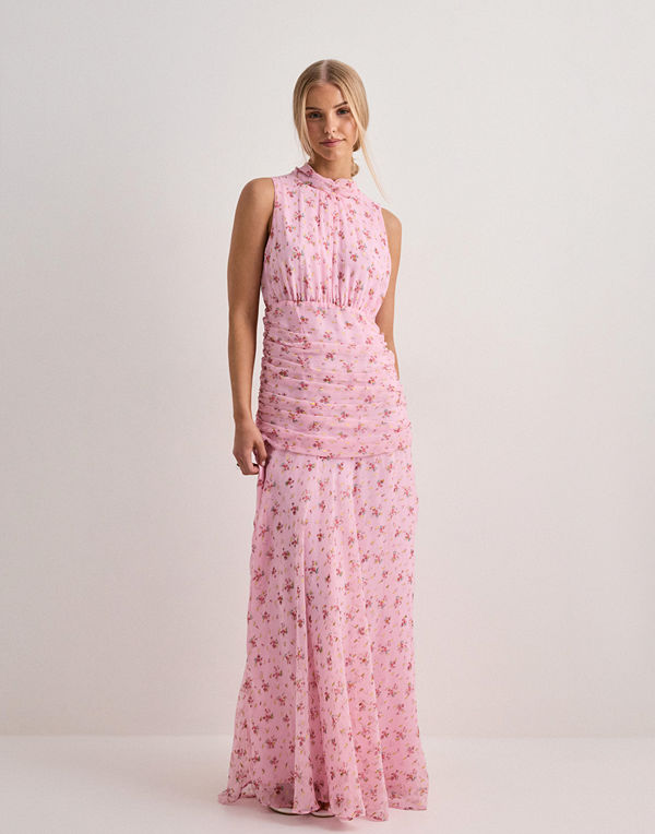Neo Noir Dori Print Dress - Rosa