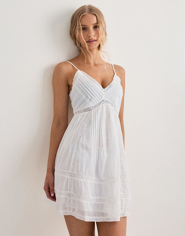 Neo Noir Valora S Voile Dress - Vit