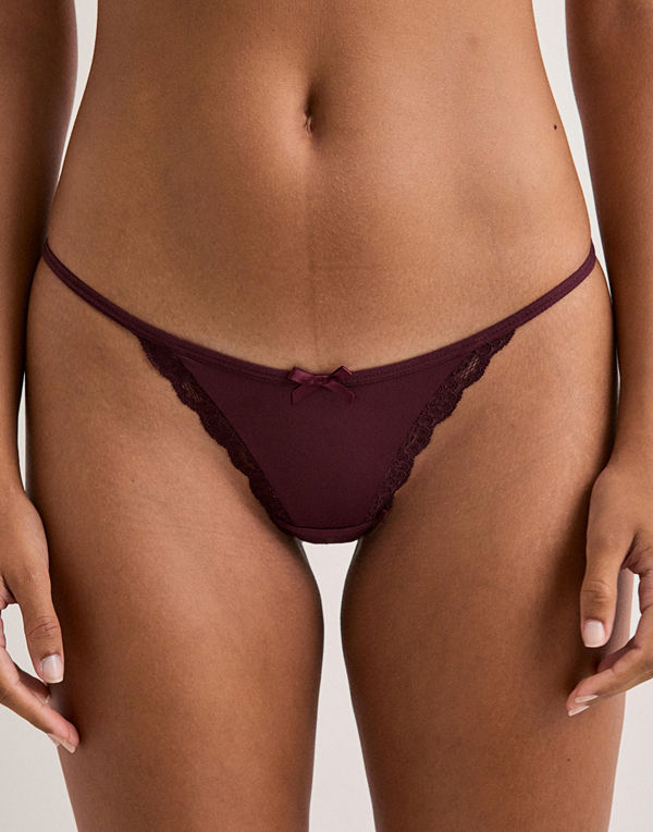 Nelly Adore Me Thong 3-Pack - Röd