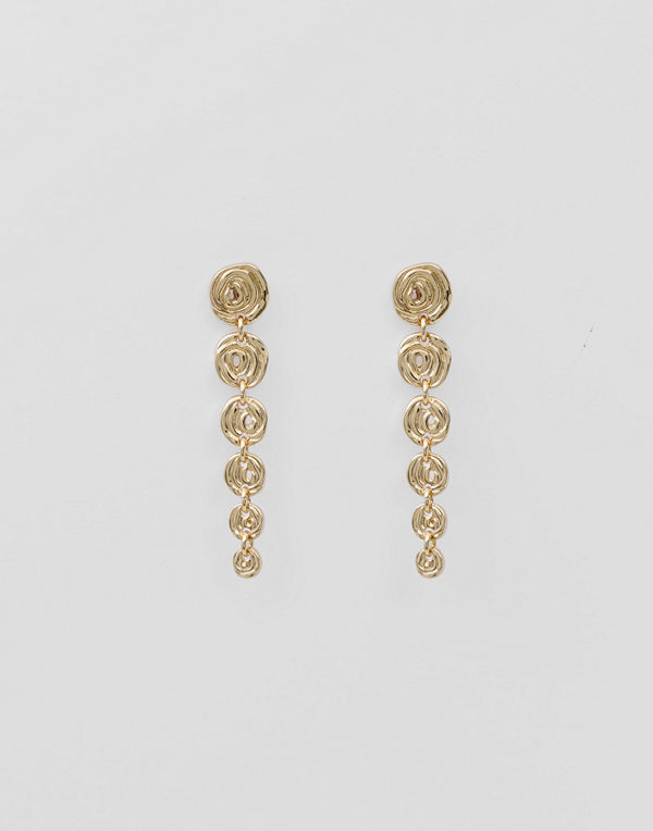 Pilgrim örhängen Air Earrings - Guld