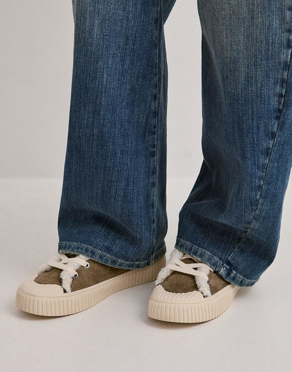 Nelly Warm Court Sneaker - Brun