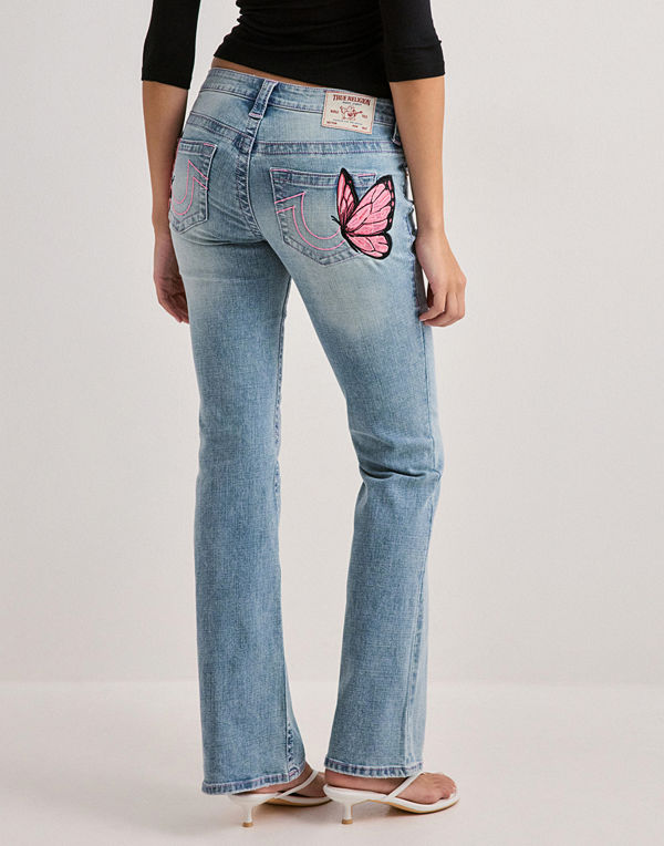 True Religion Butterfly Becca Mr Bootcut - Blå