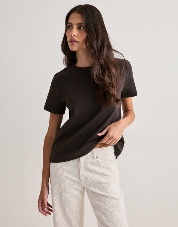 Vero Moda Vmnaima Ss O-Neck T-Shirt Vma Noos - Brun