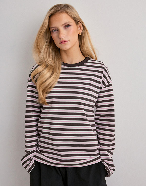 Only Onlnew Soph Life L/S O-Neck Top Box - Rosa