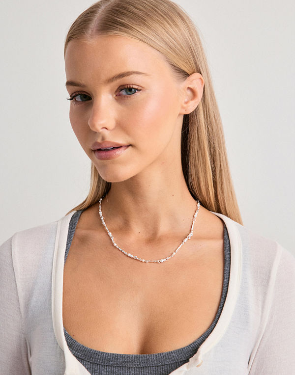 Pilgrim halsband Sloan Pearl Necklace - Silver