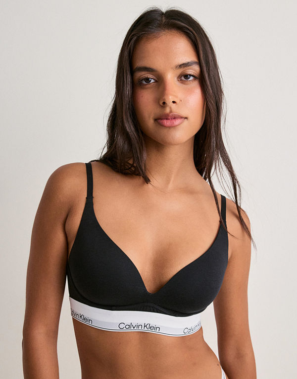 Calvin Klein Underwear Wirefree Push Up - Svart