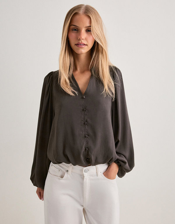 Neo Noir Vivette Woven Blouse - Brun
