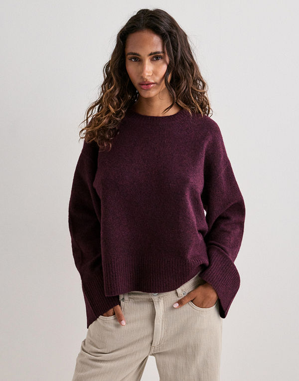 Nelly Perfect Knit Sweater - Röd