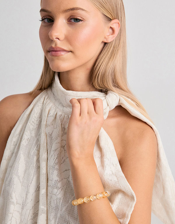 Pilgrim armband Still Bracelet - Gul