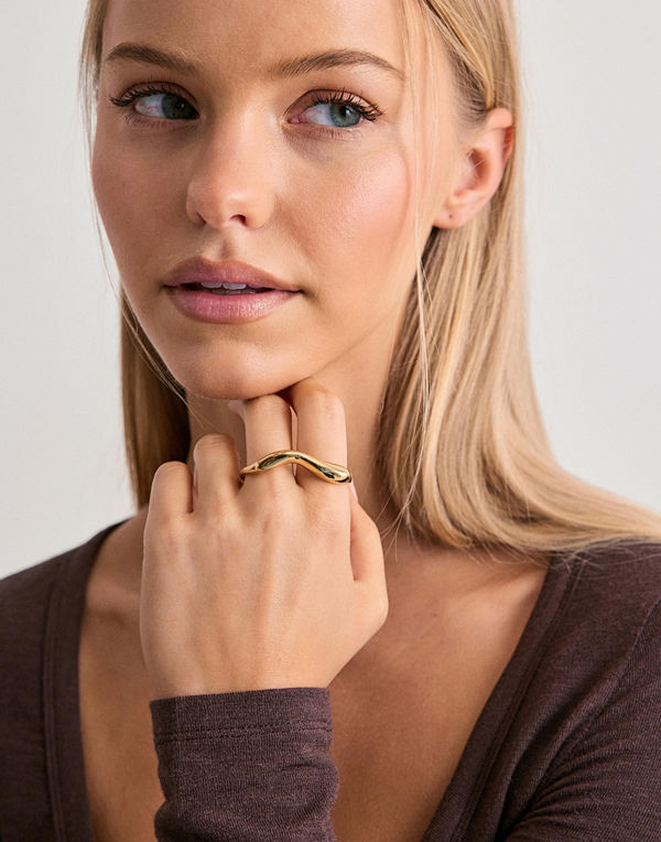 Pilgrim Evon Double Ring - Guld
