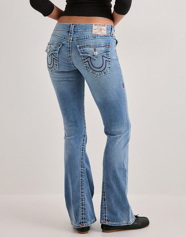 True Religion Joey Lr Flare Sup T Flap - Blå