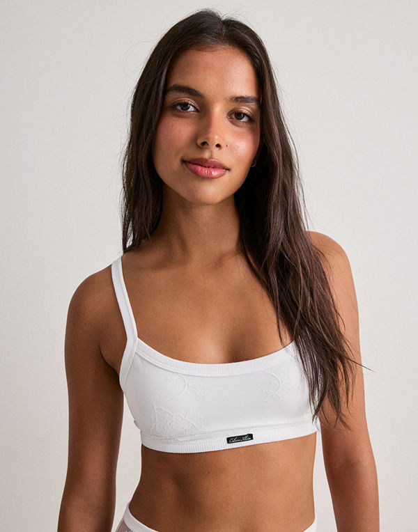 Calvin Klein Underwear Lightly Lined Bralette - Vit